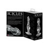 Icicles No 72 Clear Glass Massager - Luxury Hand Blown Erotic Wand for Sensual Pleasure - Unisex G-Spot and Prostate Stimulation - Transparent - Adult Naughty Store