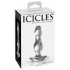 Icicles No 72 Clear Glass Massager - Luxury Hand Blown Erotic Wand for Sensual Pleasure - Unisex G-Spot and Prostate Stimulation - Transparent