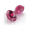 Pipedream Icicles No 79 Pink Glass Massager Gem End - Exquisite Pleasure for Her - Adult Naughty Store