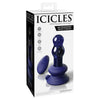 Introducing the SensaGlass Icicles No. 83 Vibrating Glass Plug - The Ultimate Pleasure Adventure for Couples and Solo Play! - Adult Naughty Store