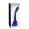 Icicles No 89 Blue - Elegant Glass G-Spot Dildo for Sensual Pleasure - Adult Naughty Store