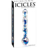 Icicles No 8 Glass Dong 7 Inch Clear - Luxurious Hand-Blown Glass Dildo for Sensual Pleasure - Nonporous, Hypoallergenic, and Long-Lasting - Adult Naughty Store