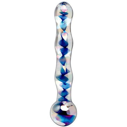 Icicles No 8 Glass Dong 7 Inch Clear - Luxurious Hand-Blown Glass Dildo for Sensual Pleasure - Nonporous, Hypoallergenic, and Long-Lasting