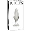 Icicles No 26 Glass Anal Plug - Clear: The Ultimate Handcrafted Luxury for Unisex Anal Pleasure - Adult Naughty Store