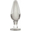 Icicles No 26 Glass Anal Plug - Clear: The Ultimate Handcrafted Luxury for Unisex Anal Pleasure - Adult Naughty Store