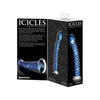 Icicles No 29 Textured Glass Dildo - Handcrafted Luxury Pleasure Toy for G-Spot and Prostate Stimulation - Elegant Ribbed Design - Unisex - 7 Inches Length - Hypoallergenic - Phthalates Free  - Adult Naughty Store