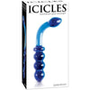 Icicles No.31 Hand Blown Glass Massager - Luxurious Pleasure Wand for Prostate and G-Spot Stimulation - Elegant Ribbed Design - Unisex - Clear - Adult Naughty Store