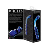 Icicles No.31 Hand Blown Glass Massager - Luxurious Pleasure Wand for Prostate and G-Spot Stimulation - Elegant Ribbed Design - Unisex - Clear - Adult Naughty Store