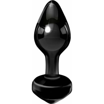 Icicles No 44 Glass Anal Plug - Black: The Ultimate Luxury for Sensual Anal Pleasure - Adult Naughty Store