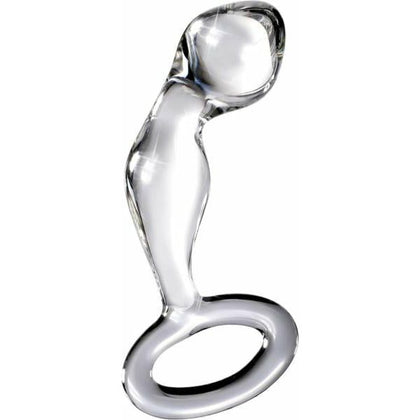 Icicles No 46 Glass Butt Plug Clear - Luxurious Hand-Blown Glass Anal Toy for Explosive P-Spot Stimulation - Unleash Pleasure with Style and Elegance - Adult Naughty Store