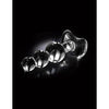 Icicles No 47 Hand-Blown Glass Anal Plug for Sensual Pleasure - Clear - Adult Naughty Store