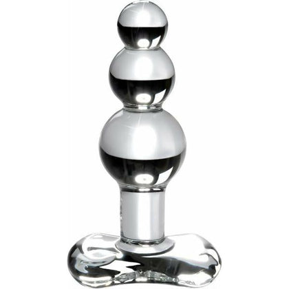 Icicles No 47 Hand-Blown Glass Anal Plug for Sensual Pleasure - Clear - Adult Naughty Store