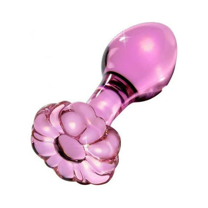 Icicles No 48 Glass Butt Plug - Pink: The Exquisite Pleasure Enhancer for Anal Play - Adult Naughty Store