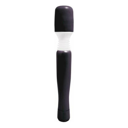 Whisper-quiet Mini Wanachi Waterproof 8.25 Inch Black Cordless Massager for Soothing Muscle Relief and Sensual Pleasure