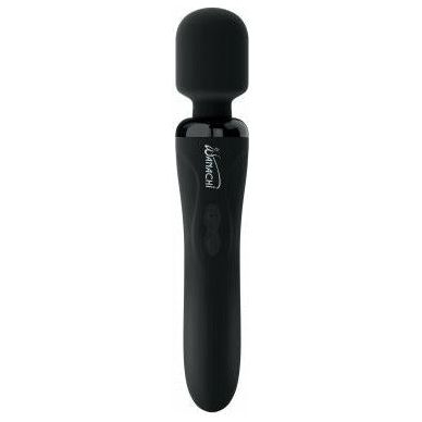 Wanachi Body Recharger WR-500 Silicone Wand Massager - Intense Vibrations for All Genders - Full Body Pleasure - Sleek Black