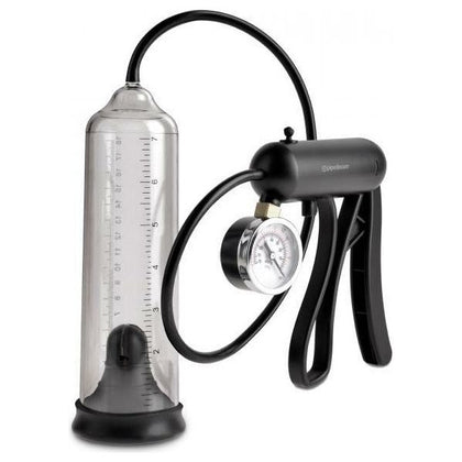 Pro-Gauge Power Pump - The Ultimate Penis Enlargement Solution for Men, Enhancing Pleasure and Performance - Model PG-5000, Male, Full-Length Erection, Clear - Adult Naughty Store