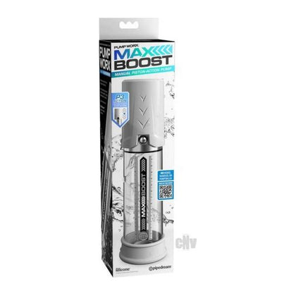 Max Boost Penis Pump - The Ultimate Performance Enhancer for Stronger Erections, Model MB-500, Designed for Men, Enhances Pleasure, White