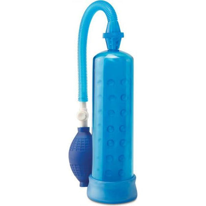Pipedream Pump Worx Silicone Power Pump Blue - The Ultimate Male Enhancement Device for Intense Pleasure and Confidence