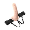 Fetish Fantasy 8-Inch Hollow Strap On Dildo - Beige: The Ultimate Pleasure Enhancer for Men and Women - Adult Naughty Store