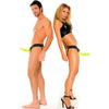 Fetish Fantasy Hollow Strap On 6.5 Inch Glow In Dark - The Ultimate Pleasure Enhancer for Couples - Adult Naughty Store