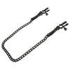 Fetish Fantasy Adjustable Nipple Chain Clamps - Intensify Pleasure with the Alluring Black Nipple Stimulator, Model NCC-17.5 - Adult Naughty Store