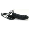 Fetish Fantasy Extreme Elite Silicone Hollow Strap-On Dildo 7 Inch - Black - Adult Naughty Store