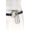 Extreme Steel Cock Cage Chastity Belt with Lock - Model X1 - Male - Ultimate Control and Pleasure - Chrome