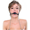 Deluxe Ball Gag and Nipple Clamps Black - The Ultimate Pleasure Experience for Dominant Partners - Adult Naughty Store