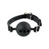 Fetish Fantasy Extreme Silicone Breathable Ball Gag Small - The Ultimate Control for Submissive Pleasure (Model FG-1001S) - Unisex, Enhanced Submission, Black - Adult Naughty Store