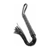Fetish Fantasy First Time Flogger Black 20 Inches - Powerful BDSM Whip for Dominant Play and Sensual Pleasure