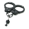 Fetish Fantasy Designer Metal Handcuffs - Black: Premium BDSM Restraints for Dominance and Pleasure - Adult Naughty Store