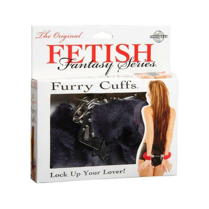 Fetish Fantasy Original Furry Cuffs - Black: The Ultimate Bondage Experience for Sensual Play and Exploration - Adult Naughty Store