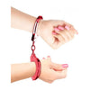 Fetish Fantasy Anodized Metal Cuffs - Beginner-Friendly Restraints for Unleashing Sensual Desires - Model FPA-RC-001 - Unisex - Intensify Pleasure - Captivating Red - Adult Naughty Store