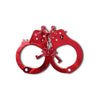 Fetish Fantasy Anodized Metal Cuffs - Beginner-Friendly Restraints for Unleashing Sensual Desires - Model FPA-RC-001 - Unisex - Intensify Pleasure - Captivating Red