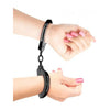 Fetish Fantasy Anodized Metal Cuffs - Model X123: Unleash Your Desires with Premium Restraints for All Genders, Intensify Pleasure in Style with Black Anodized Finish - Adult Naughty Store