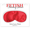 Fetish Fantasy Red Satin Love Mask O-S: The Ultimate Sensory Enhancer for Intimate Moments - Adult Naughty Store