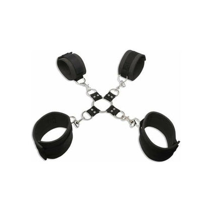 Fetish Fantasy Extreme Hog Tie Kit - Ultimate Bondage Experience for Couples - Model X910 - Unisex - Full Body Restraint - Black - Adult Naughty Store