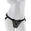 Fetish Fantasy Gold Designer Strap On Black - Adult Naughty Store