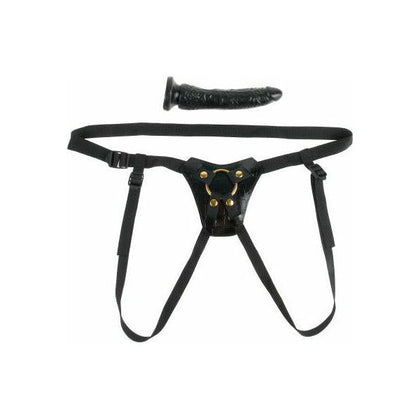 Fetish Fantasy Gold Designer Strap On Black - Adult Naughty Store