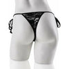 Fetish Fantasy Date Night Remote Control Panties - Black Lace Bikini G-String with Hidden Micro-Bullet Vibrator