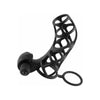 Fantasy X-tensions Extreme Silicone Power Cage Black - The Ultimate Erection Enhancer for Men, Intense Pleasure for Both Partners - Adult Naughty Store