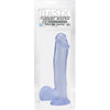 Basix Rubber Works 12-Inch Clear Suction Cup Dong - Premium USA-Made PVC Dildo for Harness Play - Model RS-2001 - Unisex Pleasure Toy - Clear - Adult Naughty Store