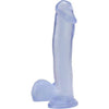 Basix Rubber Works 12-Inch Clear Suction Cup Dong - Premium USA-Made PVC Dildo for Harness Play - Model RS-2001 - Unisex Pleasure Toy - Clear - Adult Naughty Store