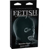 Fetish Fantasy Spandex 3 Hole Hood Black Limited Edition - Unleash Your Sensual Desires with this Exquisite BDSM Hood - Adult Naughty Store