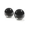 Fetish Fantasy Glass Ben Wa Balls - Black Medium - Female Vaginal Stimulation and Exercise Sex Toy - Model BWC-001 - Adult Naughty Store