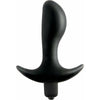 Introducing the Anal Fantasy Vibrating Perfect Plug Black - Model VP-350: The Ultimate Pleasure for All-Day Delight - Adult Naughty Store