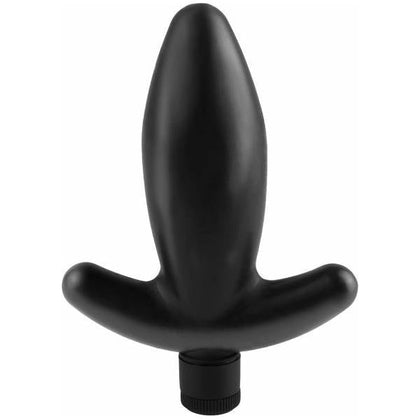 Introducing the Anal Fantasy Beginners Anal Anchor Vibe Waterproof 3.25 Inch Black - The Perfect Exploration Companion for Anal Stimulation! - Adult Naughty Store