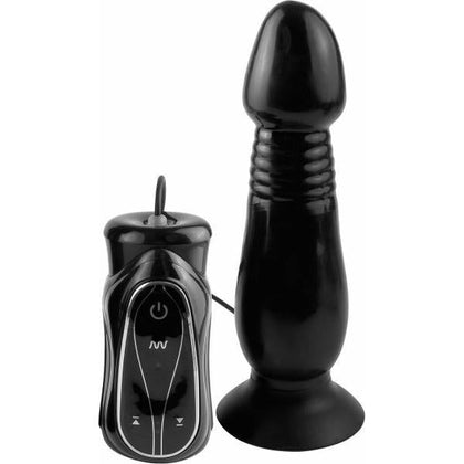 Introducing the ProwlerX Vibrating Thruster Black - Advanced Anal Pleasure for Him and Her