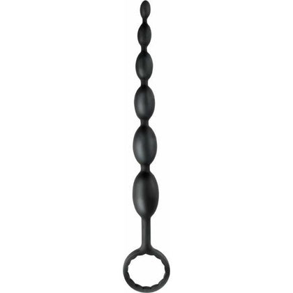 Silicone Anal Fantasy First Time Fun Beads Black - Model AF-001 - Unisex Anal Pleasure Toy - Adult Naughty Store