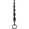 Silicone Anal Fantasy First Time Fun Beads Black - Model AF-001 - Unisex Anal Pleasure Toy - Adult Naughty Store